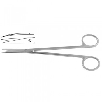 Metzenbaum-Fino Delicate Dissecting Scissor Curved - Sharp/sharp Slender Pettern Stainless Steel, 23 cm - 9"